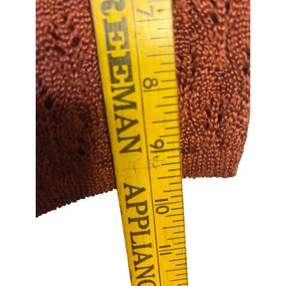 NWT VTG Norton McNaughton Women Open texture Knit Top Small Crew-neck USA Mature - Picture 9 of 16